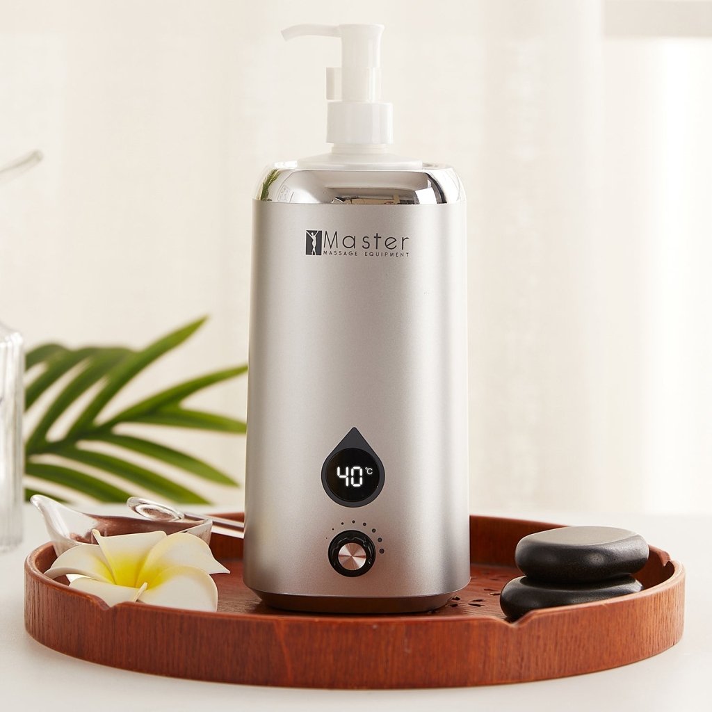 Portable Electric Massage Oil Warmer - Fast Heating Lotion Dispenser for Body Cream & Massage Therapy | Perfect for Spa, Home Use & Professional Therapists