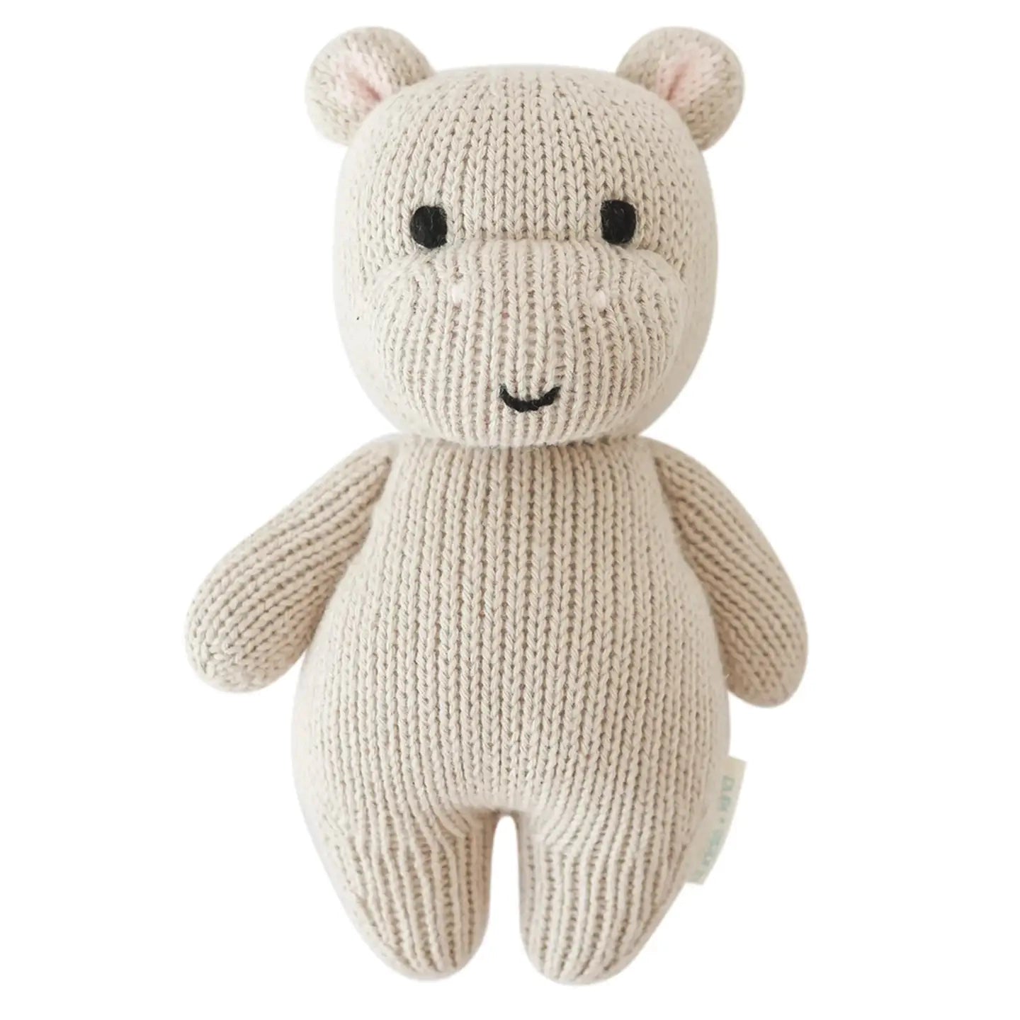Cuddle + Kind Handmade Baby Hippo Plush Toy (Pebble) - Soft & Huggable Stuffed Animal Gift for Newborns, Toddlers & Kids | Perfect for Nursery Decor, Baby Shower Gifts & Cuddle Time