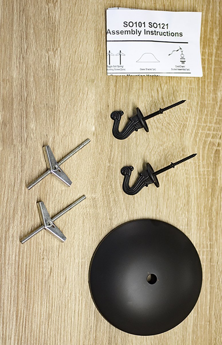 Dolan Designs Plug-in Hanging Swag Pendant Lamp - Oil Rubbed Bronze Finish with Amber Glass Shade & Rocker Switch (Model SO101-272) - Perfect for Dining Room, Kitchen Island, or Bedroom Lighting