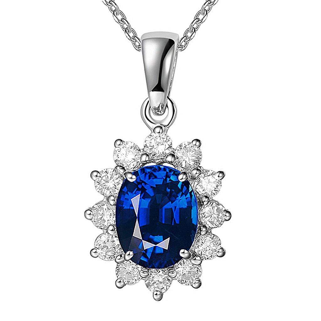 Natural Diamond Pendant Necklace for Women & Men - Elegant 14K Gold Chain Jewelry for Gifts, Weddings & Special Occasions