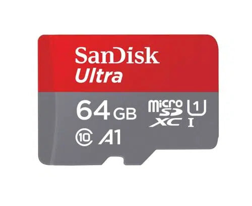 SanDisk 64GB Micro SDXC Memory Card - High Speed Class 10 UHS-I for Smartphones, Cameras, Drones & Gaming Consoles - Perfect for 4K Video Recording & Fast Data Transfer
