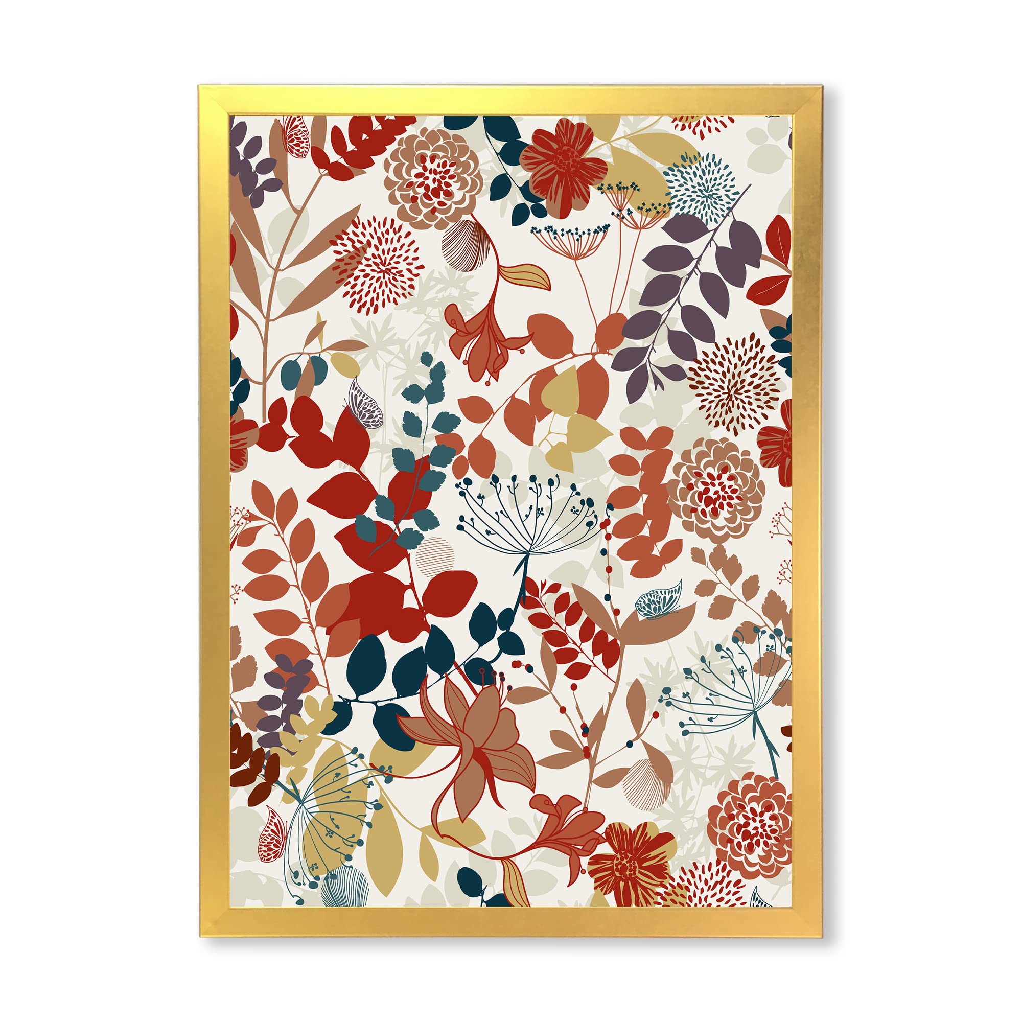 Vintage Botanical Garden Wall Art - Bohemian & Eclectic Framed Prints for Living Room, Bedroom Decor | Nature-Inspired Home Decor for Boho Chic & Eclectic Interiors