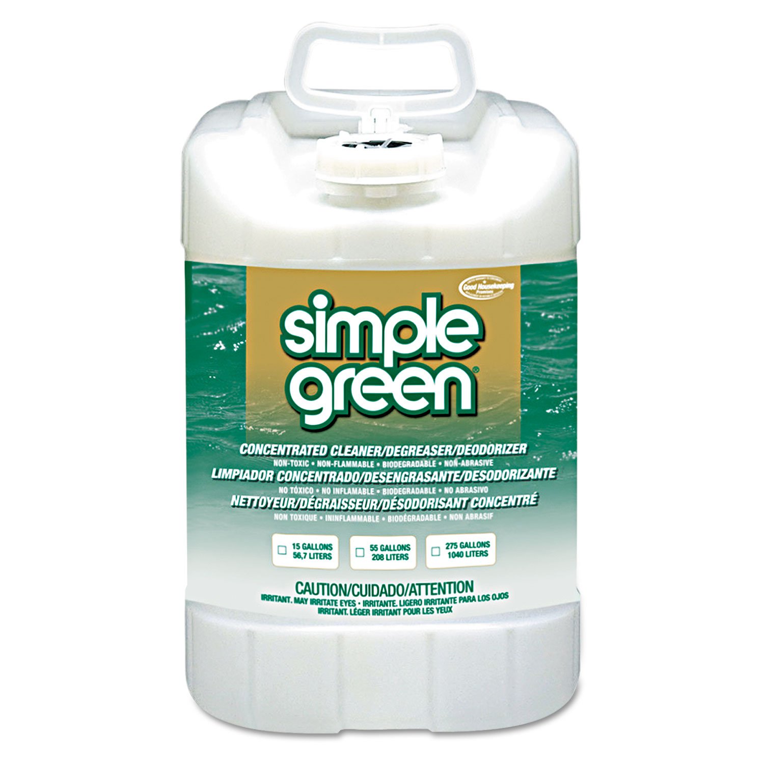 Simple Green Industrial Cleaner & Degreaser - Heavy-Duty Multi-Surface Cleaner for Workshop, Garage & Machinery | Eco-Friendly, Non-Toxic Formula
