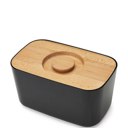 Stainless Steel Bread Box with Built-in Cutting Board - Fresh Bread Storage for Kitchen Countertop, Pantry & Dining Table