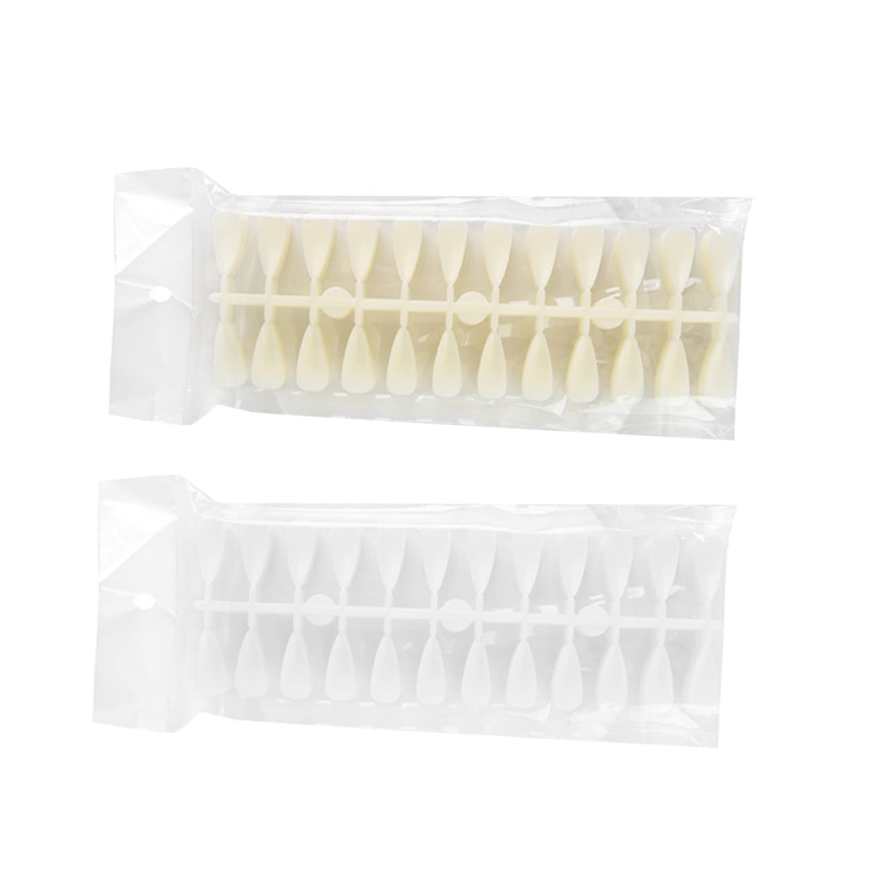 Beavorty 480pcs Almond Fake Nails Kit - 2 Sets Press on Nails for Manicure Practice, Nail Art Training & Salon Use | False Nail Tips for Beginners & Professionals | Perfect for DIY Nail Extensions, Home Salon & Nail Art Practice