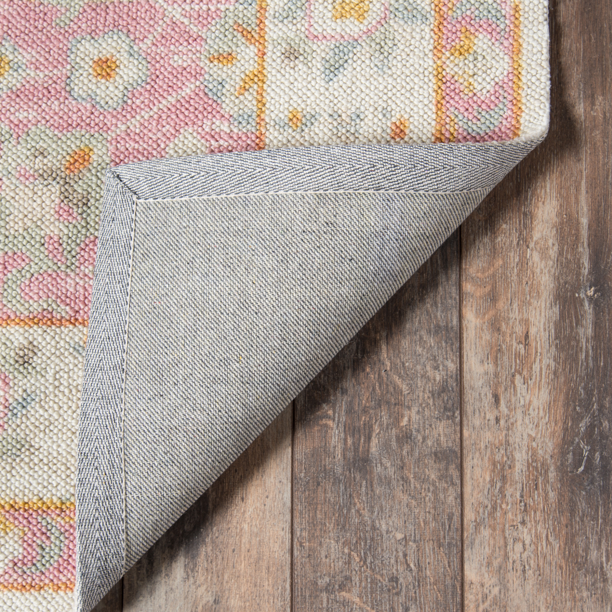 Ana Pink Wool Area Rug - Soft & Durable Handmade Wool Rug for Living Room, Bedroom, or Nursery - Perfect for Cozy Home Decor
