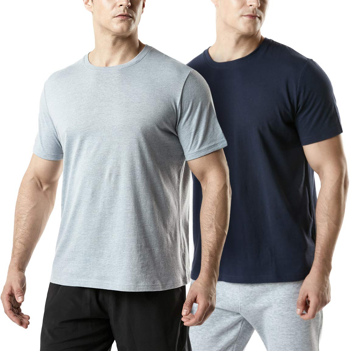 TSLA Men's Running Shirts - Breathable Quick Dry Athletic T-Shirts for Gym, Workout & Sports - Lightweight Short Sleeve Performance Shirt for Jogging, Training & Active Lifestyle