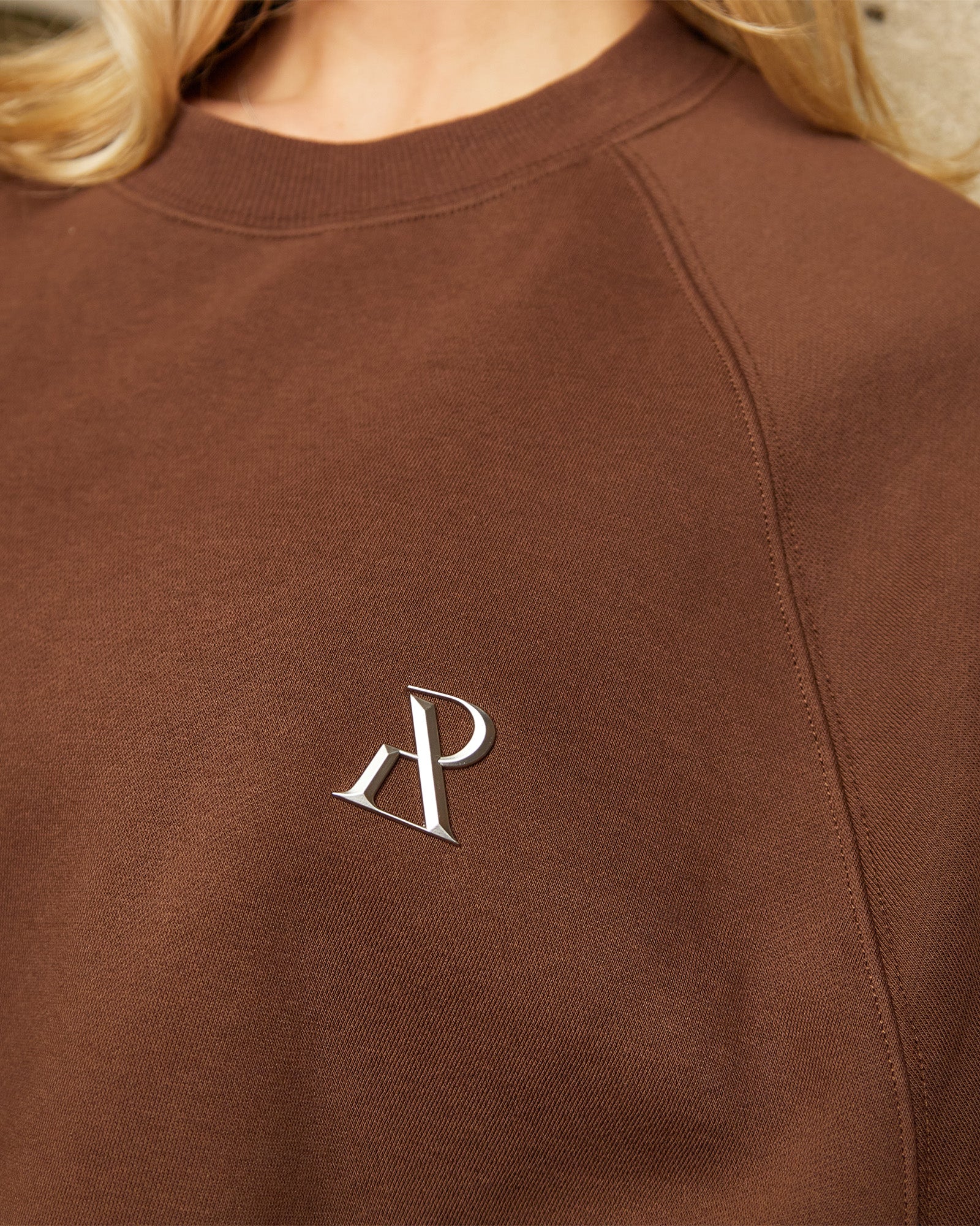 SSS Realism Radiant Crewneck Sweatshirt - Soft & Stylish Mocha Brown Pullover for Men & Women | Perfect for Casual Wear, Layering & Outdoor Activities