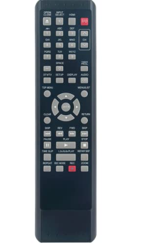 Toshiba DVD Recorder Replacement Remote Control - Compatible with D-R550KU, D-R560KU, D-R570KU & More Models | Perfect for Home Entertainment Systems & Media Centers