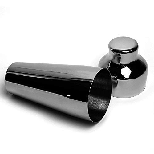 17oz Parisian Cocktail Shaker Set - Premium Stainless Steel Bartender Kit with Strainer - Perfect for Mixing Martinis, Margaritas & Cocktails at Home Bars or Parties (Gunmetal Black)