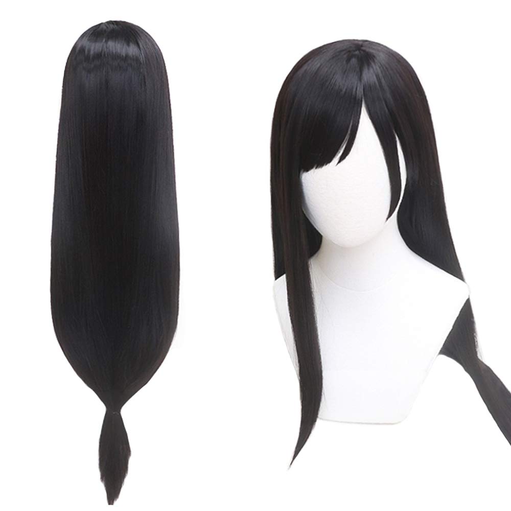 Tifa Lockhart Cosplay Wig - FF7 Remake Anime Costume Wig for Women - Perfect for Halloween, Cosplay Events & Anime Conventions