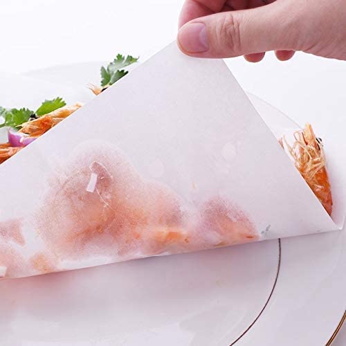Cellebii Oil Absorbing Sheets - 50 Pack Multipurpose Kitchen Paper for Baking, Frying & Food Wrapping | Non-Stick Parchment, Greaseproof & Tracing Paper for Cooking, Crafts & DIY Projects