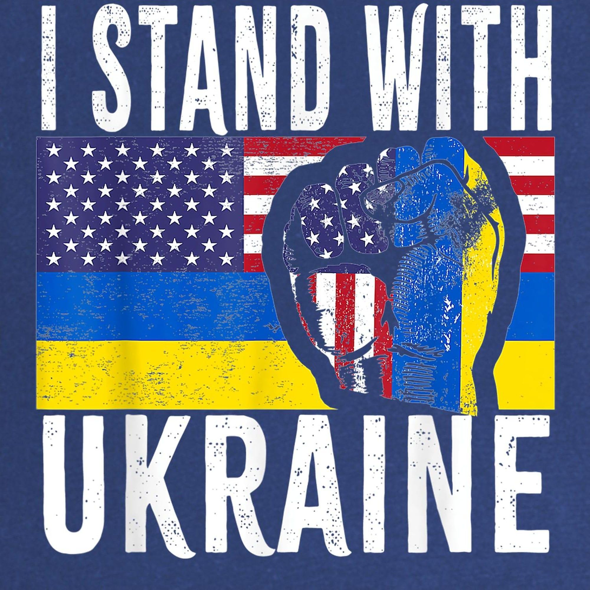 I Stand with Ukraine Flag Maternity T-Shirt for Women - Ruched Side Design for Comfort & Style - Perfect for Pregnancy, Protests & Patriotic Events