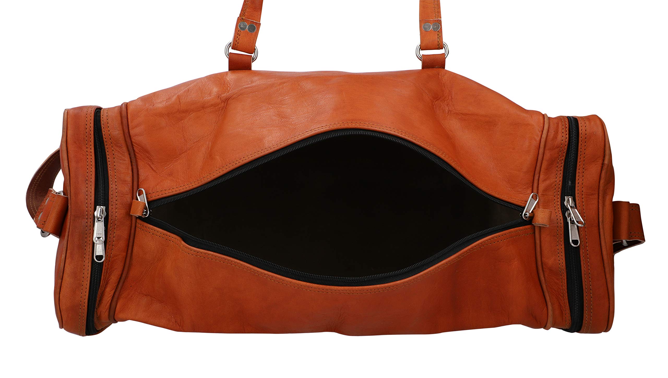 Premium Genuine Leather Weekender Travel Bag - Harvey Board Bag for Sports & Business Trips, Durable Brown Leather Carry-On for Men & Women | Perfect for Weekend Getaways, Gym, Work & Air Travel