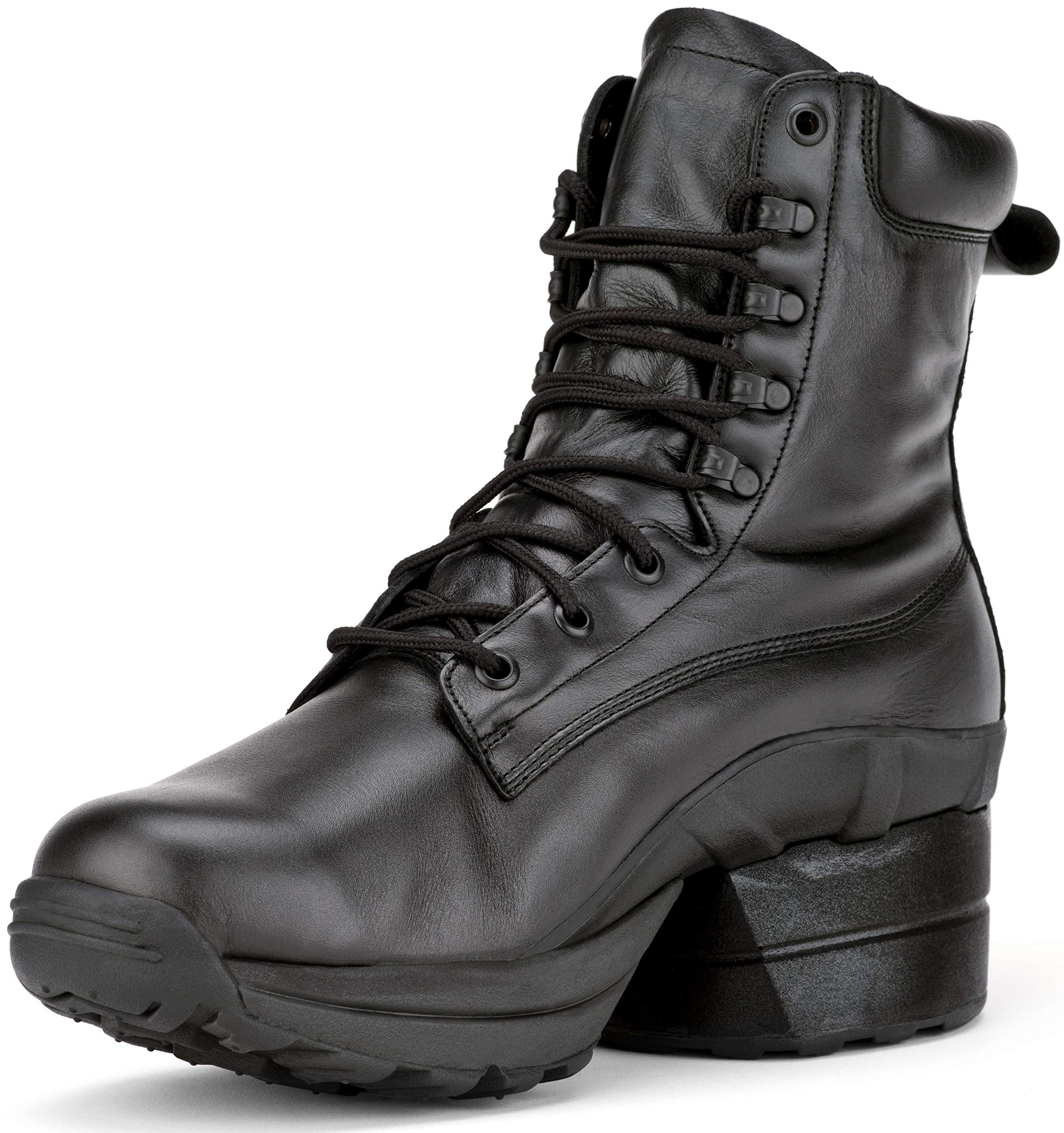 Z-CoiL Prime Men's Orthopedic Work Boots - Pain Relief & Foot Support Leather Shoes for Plantar Fasciitis & Heel Pain - Comfortable Orthotic Work Boots with Enclosed Coil Technology - Ideal for Construction Workers, Nurses & Standing All Day Jobs