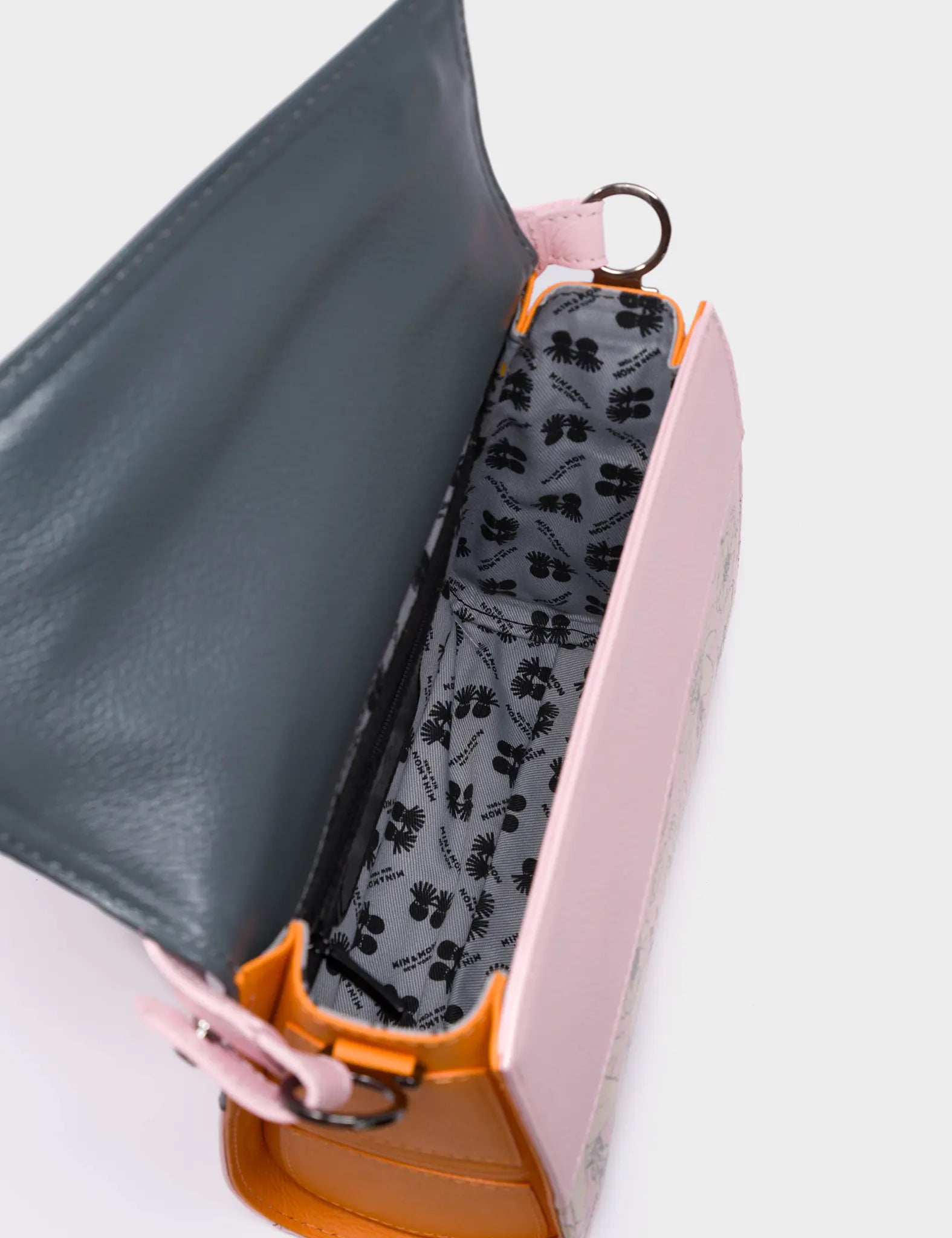 Anastasio Mini Crossbody Handbag for Women - Parfait Pink Genuine Leather with Floral Design, Perfect for Daily Use, Travel & Date Night