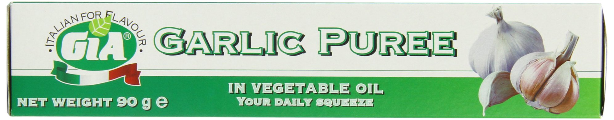 Organic Garlic Puree 90g (Pack of 24) - Premium Garlic Paste for Cooking, Sauces & Meal Prep - Vegan, Gluten-Free & Non-GMO - Perfect for Italian, Asian & Mediterranean Cuisine