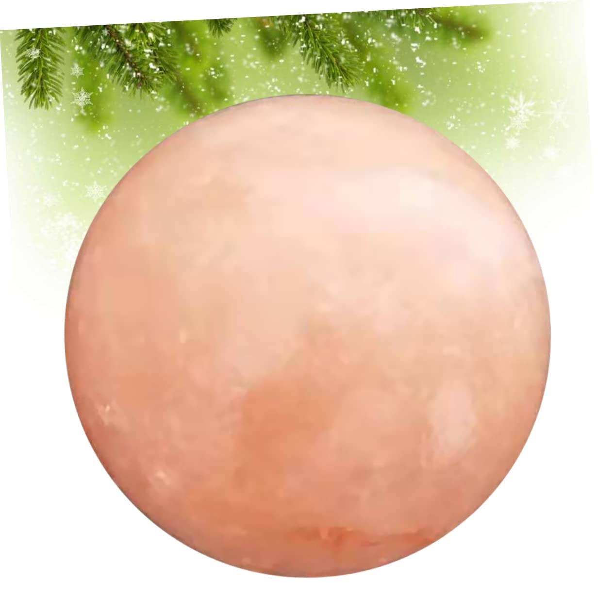 Natural Himalayan Salt Soap Ball - Exfoliating Massage Stones for Body Scrub & Spa Relaxation | Perfect for Home Spa, Self-Care & Family Wellness