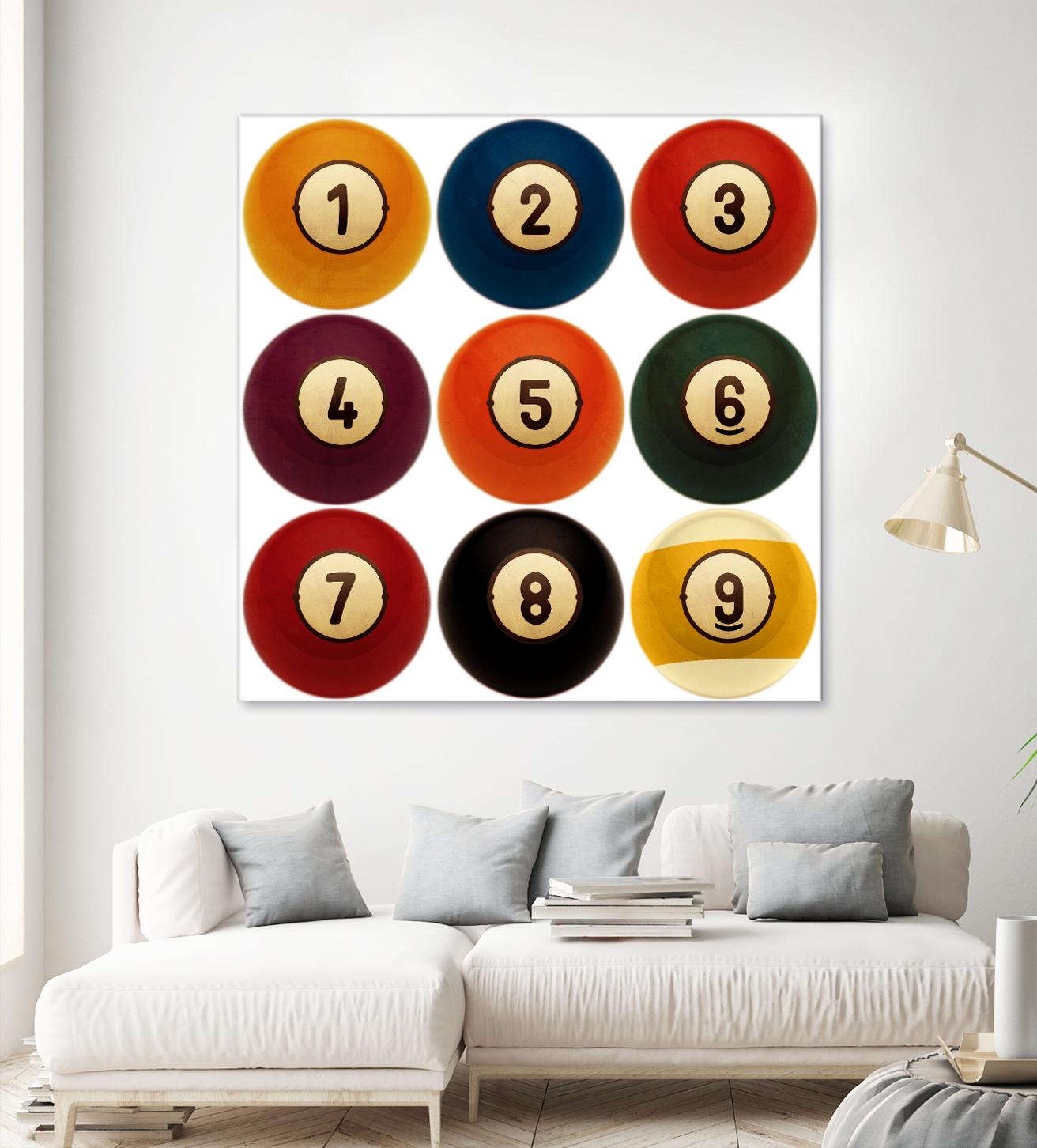 Premium Billiard Balls Set - Professional 8-Ball & 9-Ball Pool Balls for Home Game Rooms, Bars & Tournaments | Durable & High-Visibility for Enhanced Gameplay