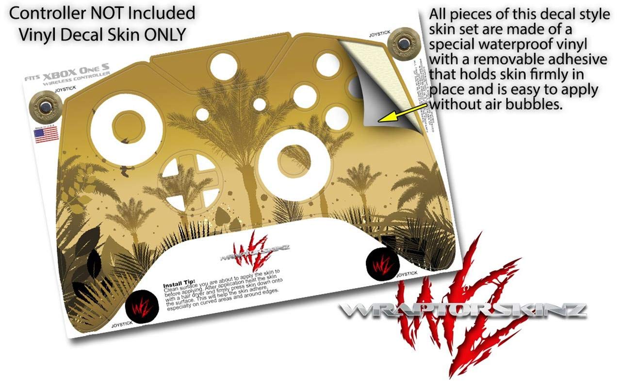 WraptorSkinz Vinyl Skin Wrap for XBOX One S/X Controller - Summer Palm Trees Design | Custom Decal Sticker | Gaming Accessories | Perfect for Personalization & Protection (Controller Not Included) | Ideal for Gamers, Gifts & Custom Controllers
