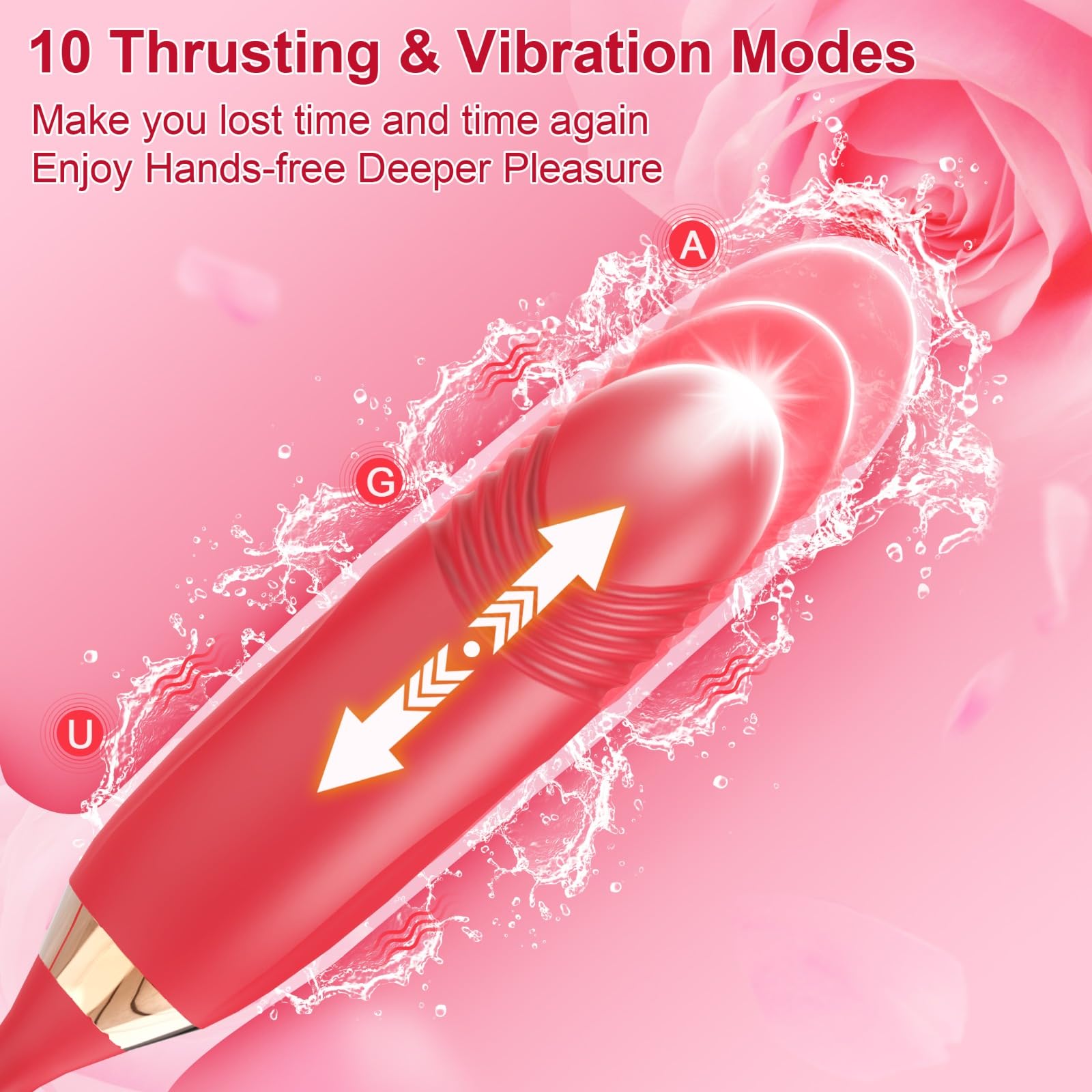 Best Women's Vibrator - Tongue Licking & Nipple Stimulator with Clitoral Vibrating Egg | Rechargeable G-Spot & Clit Massager for Couples Play & Solo Pleasure | Perfect for Bedroom Fun & Relaxation