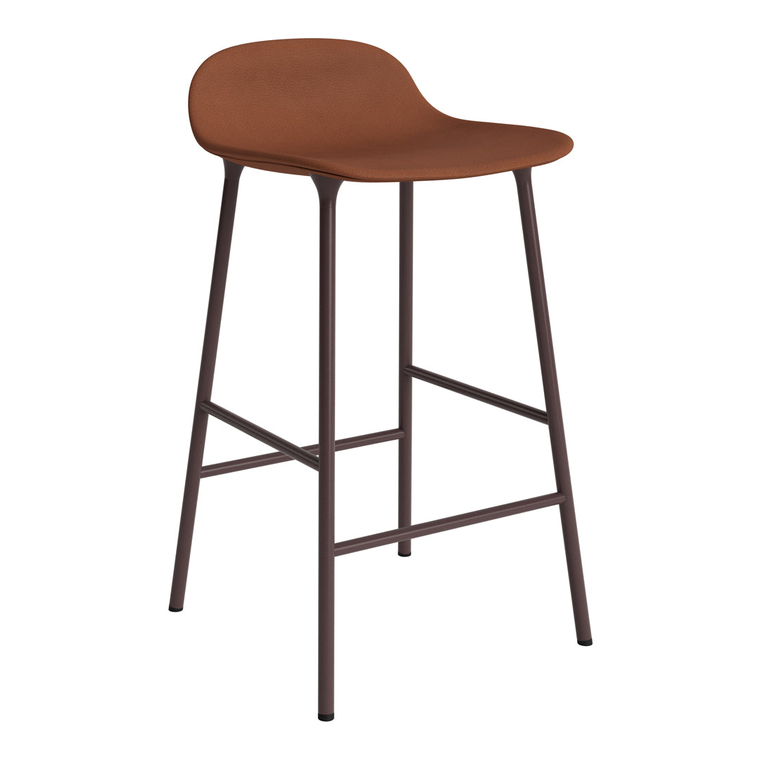 Modern Form Counter Stool with Sturdy Metal Legs & Comfortable Upholstered Seat - Perfect for Kitchen Islands, Breakfast Bars & Home Decor