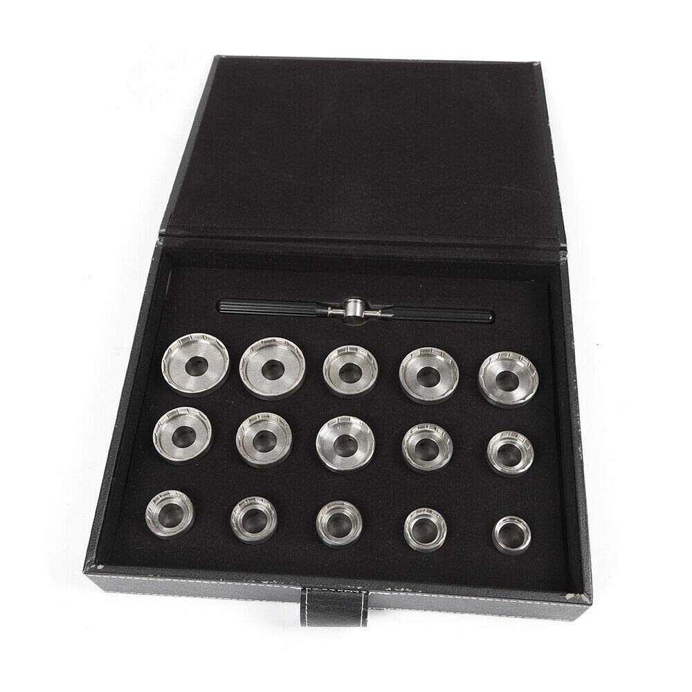 **15-Piece Watch Case Back Opener Repair Kit – Compatible with Breitling Watches – Professional Watch Removal & Repair Tool Set for DIY & Watchmakers – USA Made**    *(Perfect for watch repair, maintenance, and battery replacement at home or in professional workshops.)*