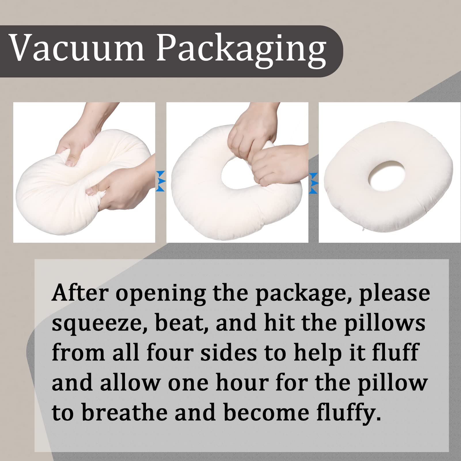 Ear Piercing Pillow for Side Sleepers - O-Shaped Memory Foam Ear Hole Pillow with Ear Guard, Relieves Ear Pain, Pressure Sores & Inflammation - Perfect for CNH Patients, Post-Piercing Care & Comfortable Side Sleeping