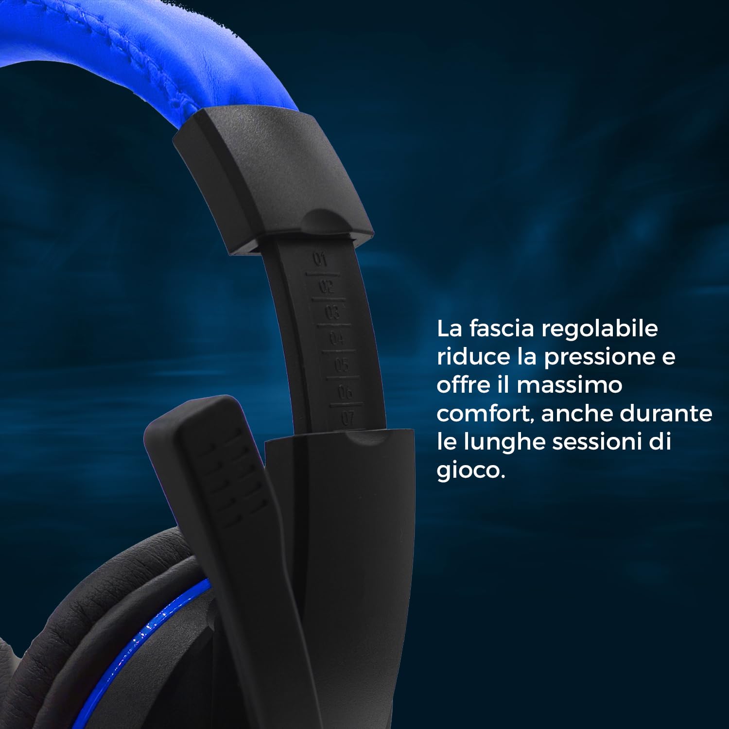Hard Gaming Headset with Microphone for PS4/PS5 - 40mm Drivers, Volume Control, 3.5mm Jack - Perfect for Competitive Gaming & Online Chat