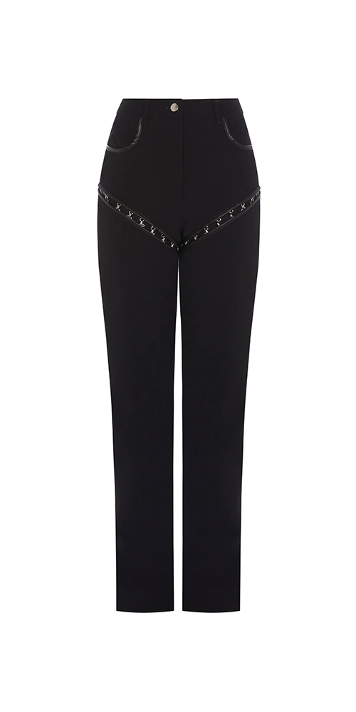 Stylish Hook Straight Leg Trousers for Women - Comfortable Office Pants & Casual Wear - Perfect for Business, Travel & Everyday Outfits