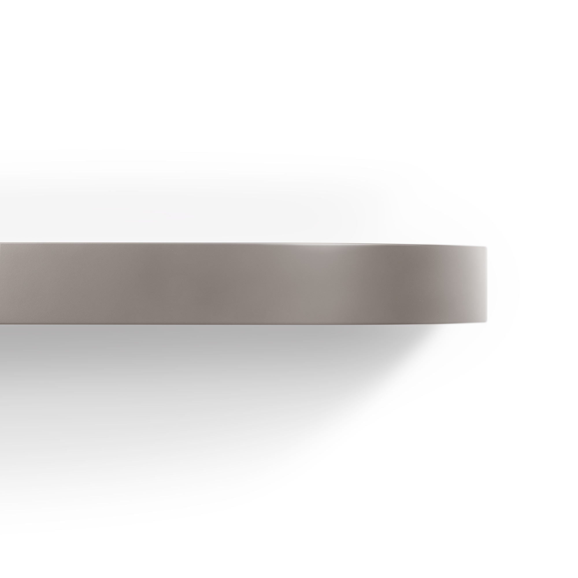 Aksel RADius Arsenic Floating Shelf - Modern Wall Mounted Shelf for Living Room, Bedroom, and Office Storage & Decor