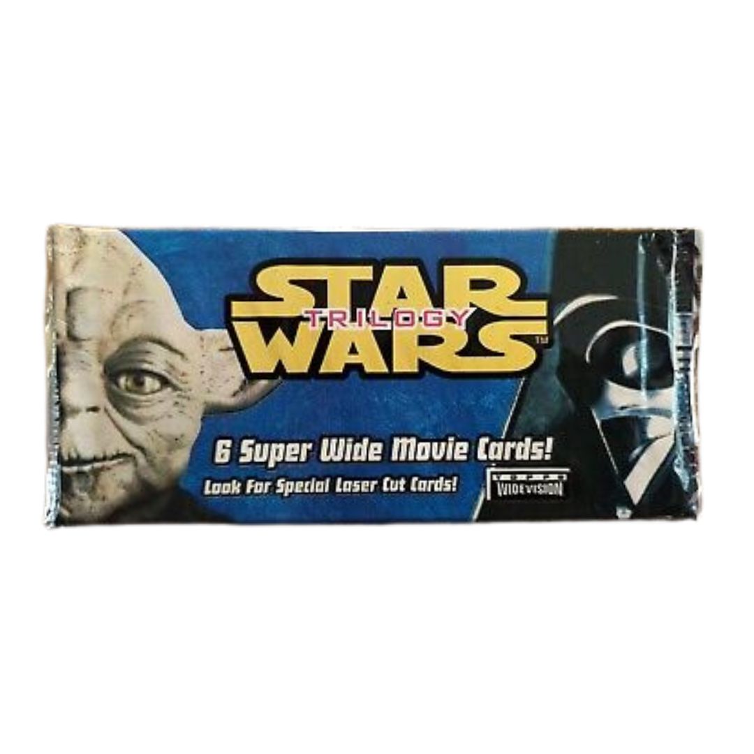 Topps Star Wars Original Trilogy Super Wide Movie Trading Card Pack - Collectible Cards for Fans, Gifts & Display