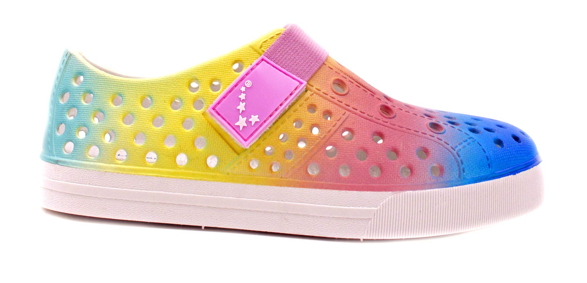 Luckers Girls Water Shoes - Quick Dry Slip-On Sneakers for Beach, Pool & Outdoor Activities | Lightweight & Comfortable Swim Shoes for Kids