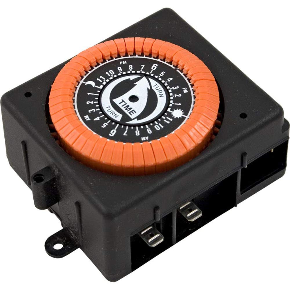 Intermatic PB913 24-Hour SPST Panel Mount Timer 115V - Ideal for HVAC, Lighting Control, and Industrial Automation
