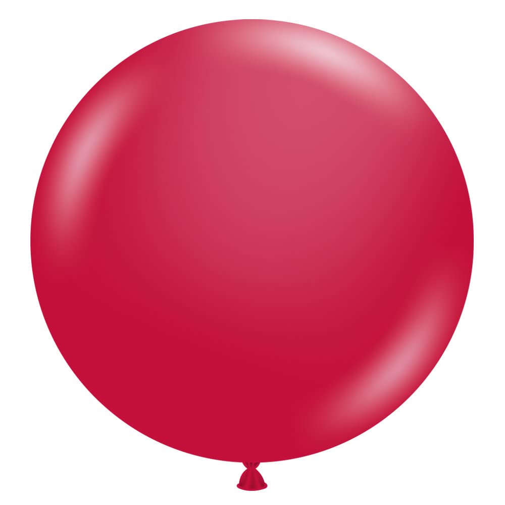 TUFTEX Metallic Starfire Red Latex Party Balloons 17 Inch - Perfect for Birthday Celebrations, Baby Showers & Holiday Decorations