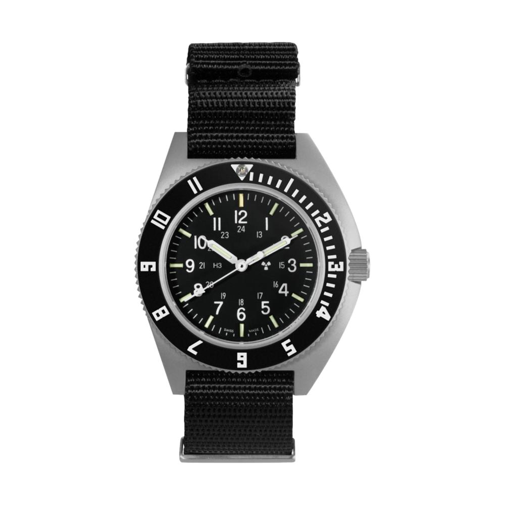 Stainless Steel Navigator Watch SSNAV - 41mm Waterproof Chronograph for Men - Perfect for Outdoor Adventures, Diving & Daily Wear