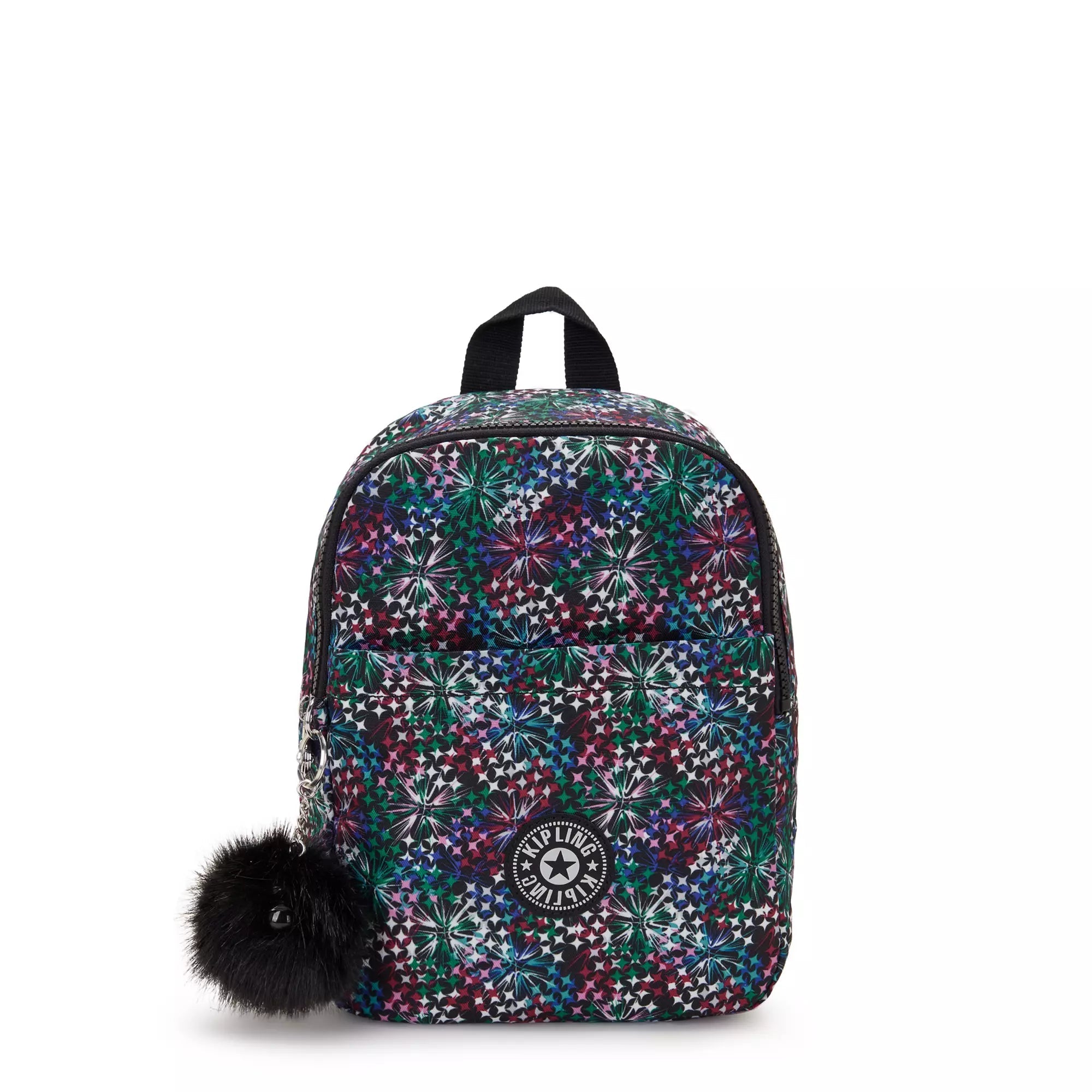 Kipling Marlee Printed Backpack - Star Flower GG Pattern Lightweight Travel Laptop Backpack for Women & Teens - Perfect for School, Work, College and Daily Commute