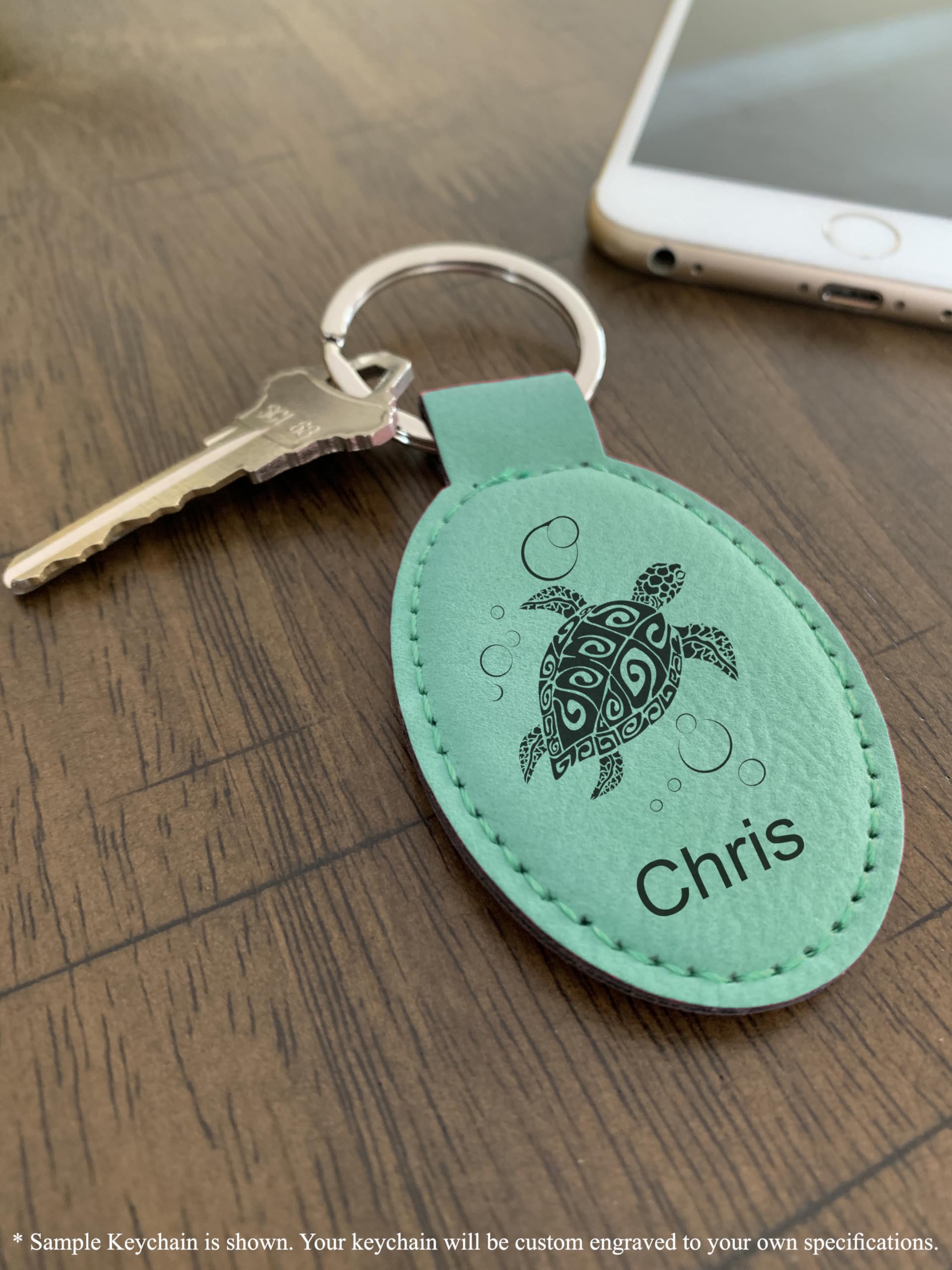 Custom LaserGram Oval Keychain - Personalized Pole Dancer Design - Perfect for Dance Enthusiasts & Gift Giving
