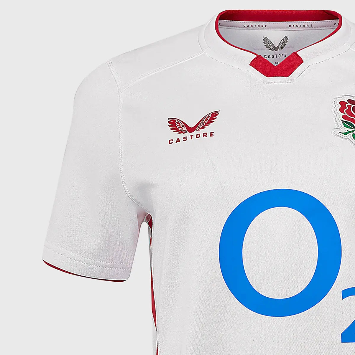 Castore England Women's Home Rugby Shirt 2025/26 - Official Team Jersey for Rugby Fans & Players - Perfect for Match Days, Training & Sports Events