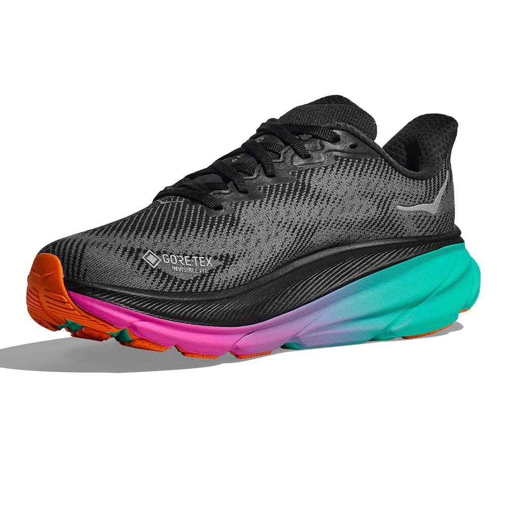 Hoka Men's Clifton 9 GTX Running Shoes - Waterproof Trail & Road Running Sneakers for Men - Lightweight Cushioned for Long Distance Jogging, Hiking & Outdoor Activities