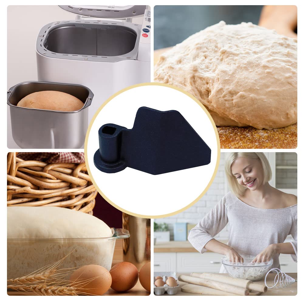 2 Pack Stainless Steel Bread Maker Paddle Replacement - Compatible with Most Bread Machines - Durable Kneading Blade for Homemade Bread Baking (Black) - Perfect for Fresh Bread, Pizza Dough & Artisan Loaves