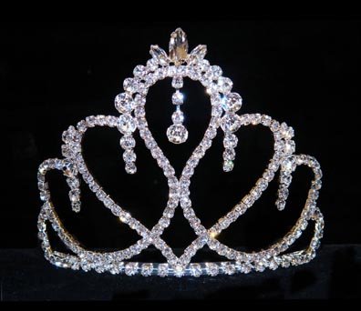 16041 Elegant Braids Tiara with Combs - Wedding Hair Accessories for Bridesmaids, Prom, and Special Occasions