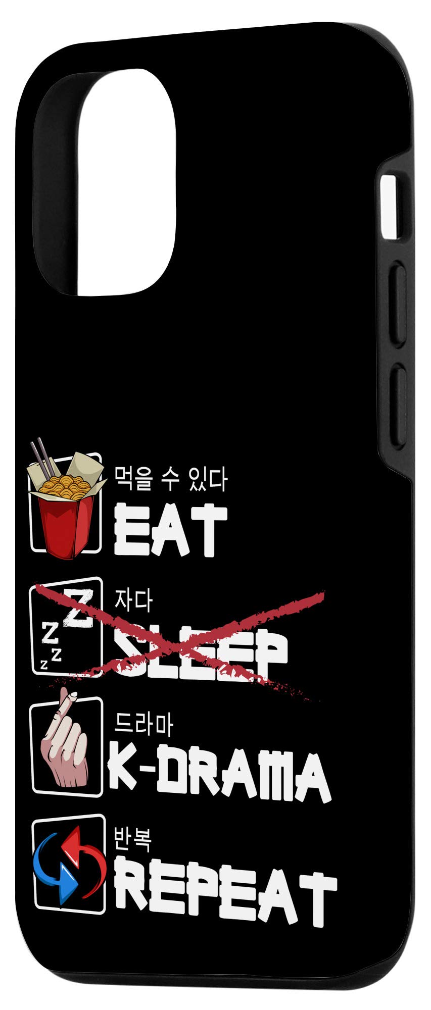 iPhone 12/12 Pro Case - Korean Drama Inspired TV Show Design - Slim Protective Phone Cover for K-Pop Fans | Perfect for Watching K-Dramas, Daily Use & Travel