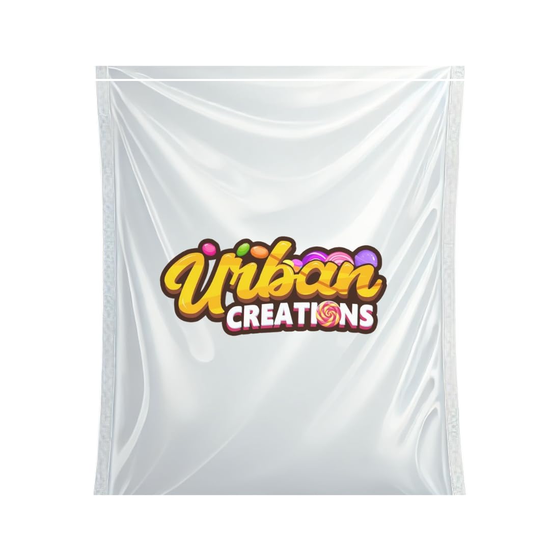 Urban Creation Bags 100ct - Premium Quality Bulk Tote Bags for Shopping, Grocery & Retail Business | Wholesale Eco-Friendly Reusable Bags