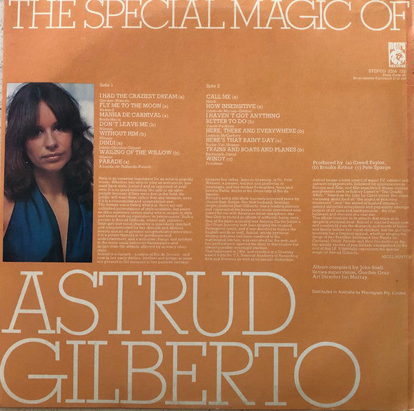 Astrud Gilberto - The Special Magic of Astrud Gilberto Vinyl LP Record (VG+ Condition) | Classic Bossa Nova Music for Relaxation & Romantic Evenings