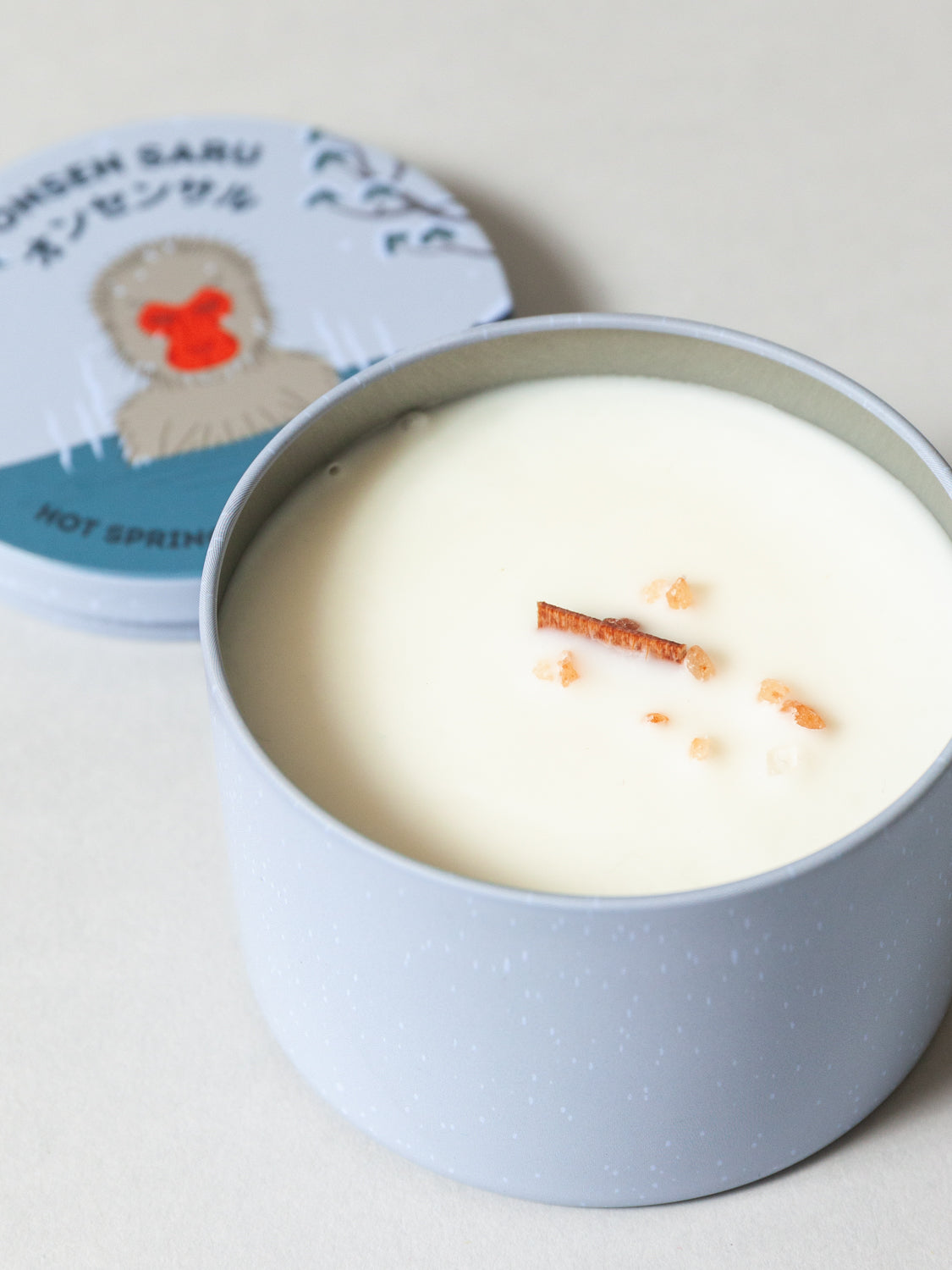 Onsen Saru Japanese Hot Spring Soy Wax Candle - Aromatherapy for Relaxation & Spa Nights at Home