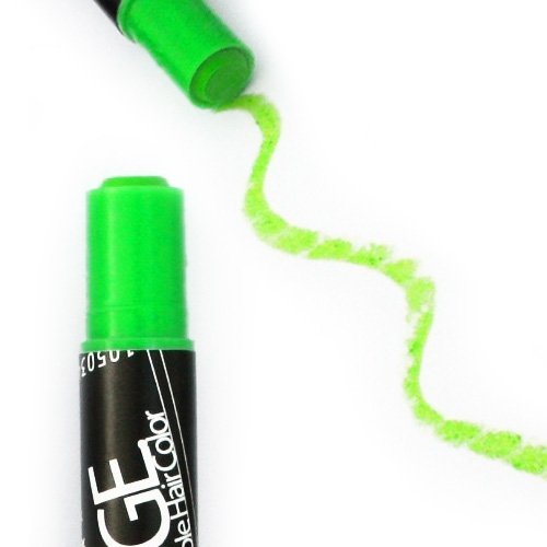 Neon Green Hair Chalk - Temporary & Blendable Hair Color for Vibrant Looks | Perfect for Parties, Festivals & Costume Makeup