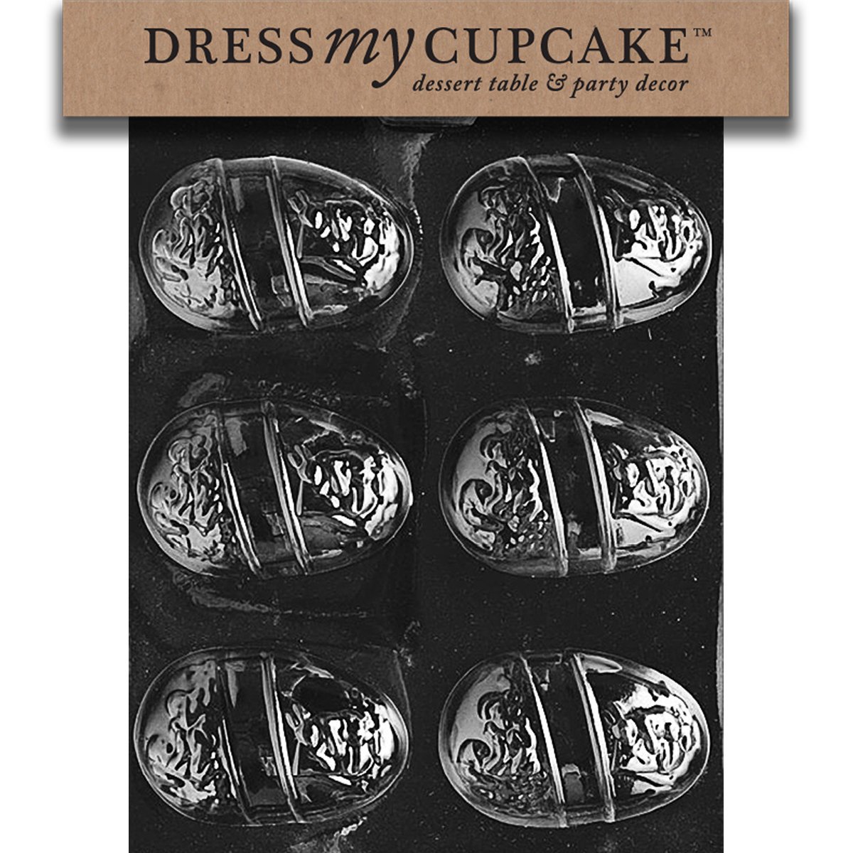 Premium Chocolate Candy Mold for Cupcakes & Easter Eggs - DIY Baking Decorations for Holidays, Parties & Gift Making