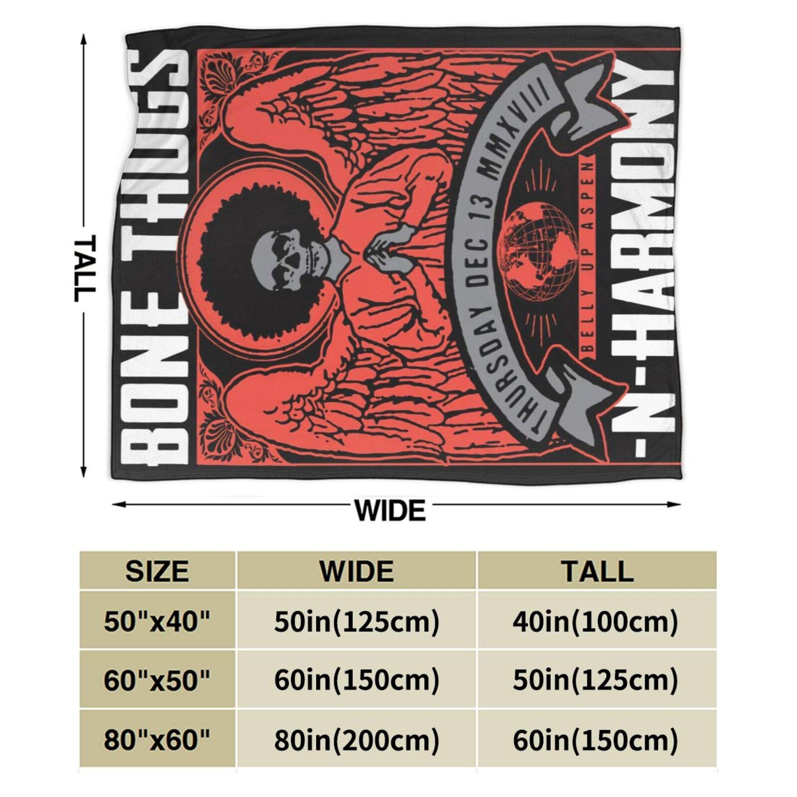 Bone Thugs N Harmony Ultra-Soft Fleece Blanket - 80
