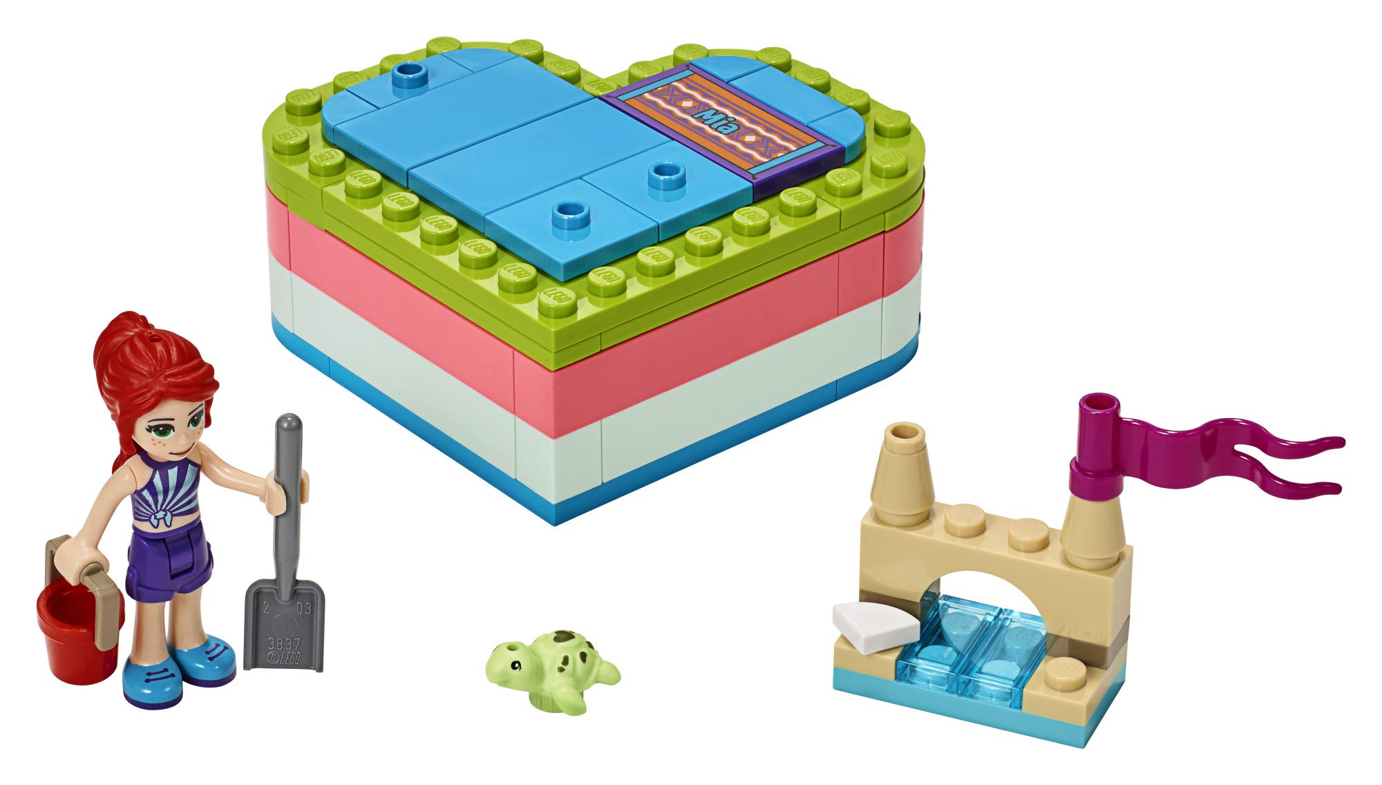 LEGO Friends Mia’s Summer Heart Box 41388 Building Kit (85 Pieces) - Creative Construction Toy for Kids, Perfect for Birthday Gifts & Summer Playtime